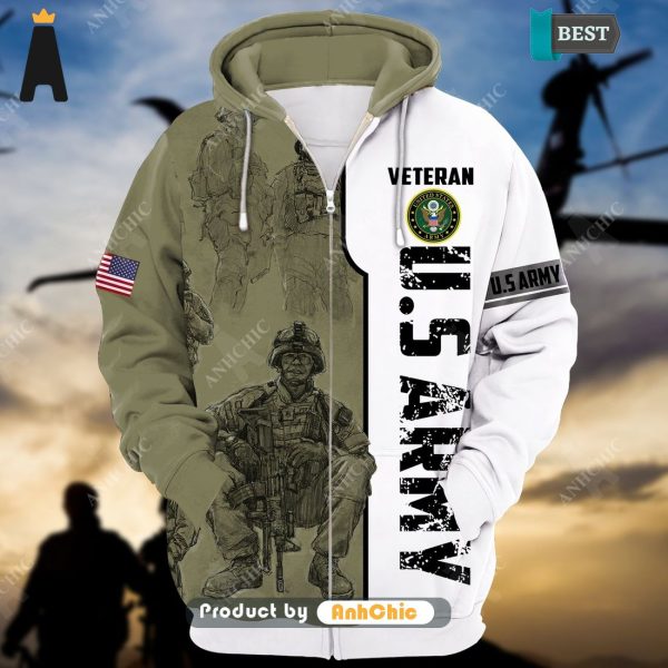 [PREMIUM]  U.S Army Veteran  POD Design 3D Hoodie