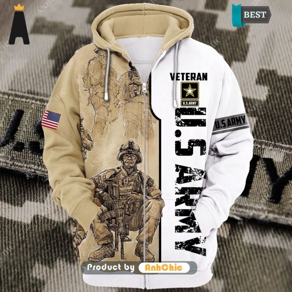 [PREMIUM]  U.S Army Veteran  POD Design 3D Hoodie