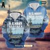 [TRENDY]  Multiple US Military Services Veteran  Urban Streetwear 3D Hoodie