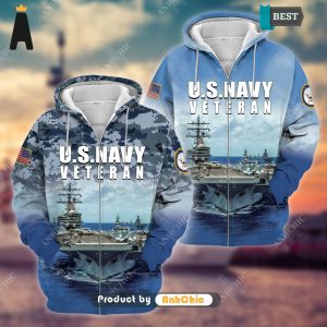 [PREMIUM]  U.S. Navy Veteran  Signature Series 3D Hoodie