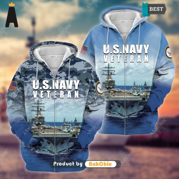 [PREMIUM]  U.S. Navy Veteran  Signature Series 3D Hoodie