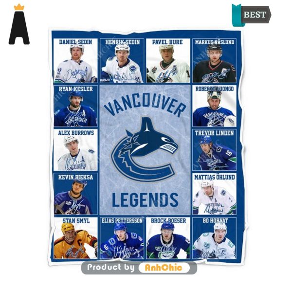 [PREMIUM] Vancouver Canucks Legends Fan National Hockey League Urban Vibes Blanket