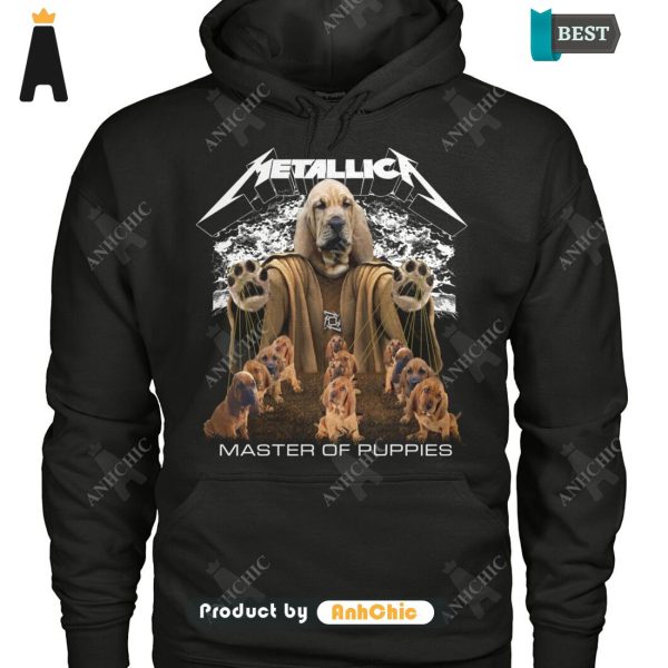 THE BEST Bloodhound Metallica Master Of Pupies Street Style Elegance T-Shirt