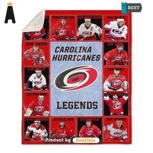 THE BEST Carolina Hur ricanesLegends National Hockey League Urban Streetwear Blanket