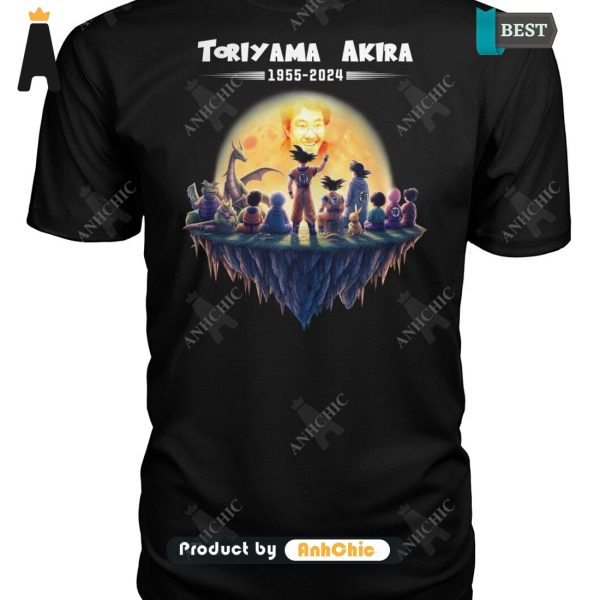 THE BEST Dragon Ball TORIYAMA AKIRA 1955-2024 Thank You For The Memories Limitted Edition T-Shirt