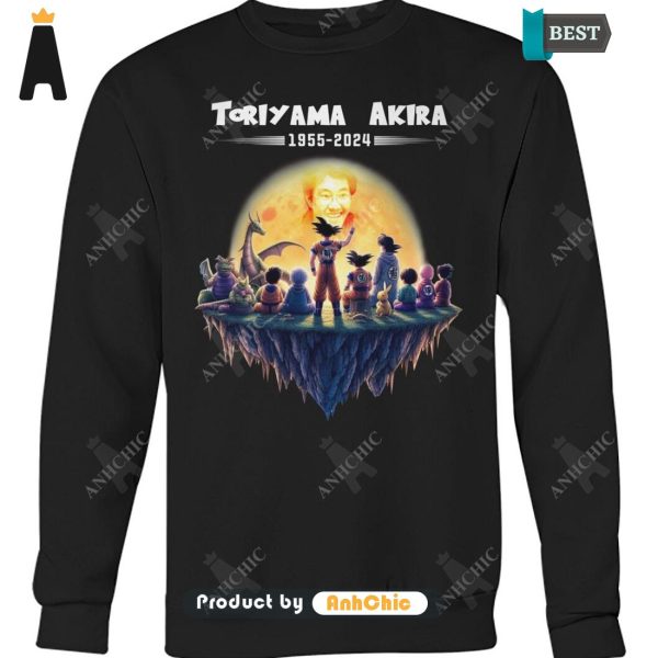 THE BEST Dragon Ball TORIYAMA AKIRA 1955-2024 Thank You For The Memories Limitted Edition T-Shirt