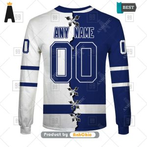 THE BEST Personalized NHL Toronto Maple Leafs Mix Jersey  All over Printed 3D Hoodie