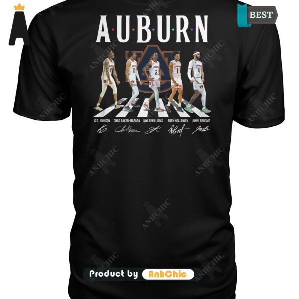 TRENDING AUBURN Basketball Signature Series T-Shirt