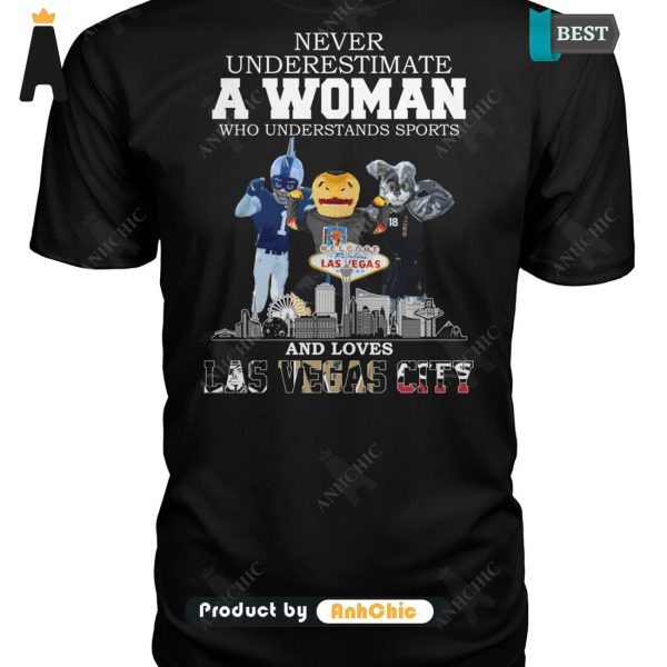 TRENDING Never Underestimate A Women Who Understand Basketball And Love LAS VEGAS CITY Urban Vibes T-Shirt