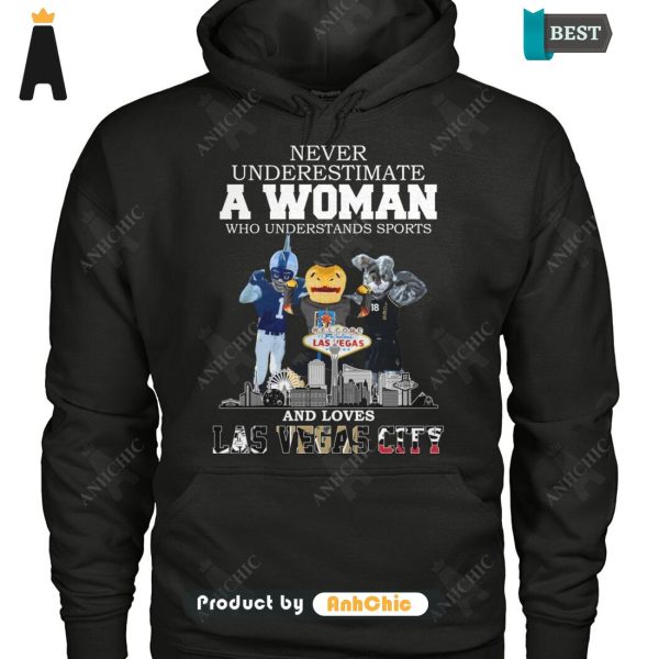 TRENDING Never Underestimate A Women Who Understand Basketball And Love LAS VEGAS CITY Urban Vibes T-Shirt