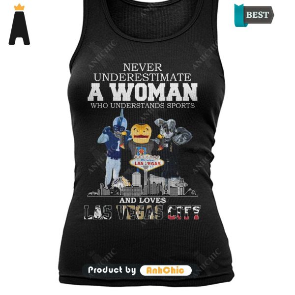 TRENDING Never Underestimate A Women Who Understand Basketball And Love LAS VEGAS CITY Urban Vibes T-Shirt