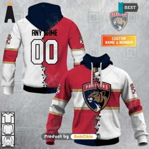 TRENDING Personalized NHL Florida Panthers Mix Jersey  Signature Series 3D Hoodie