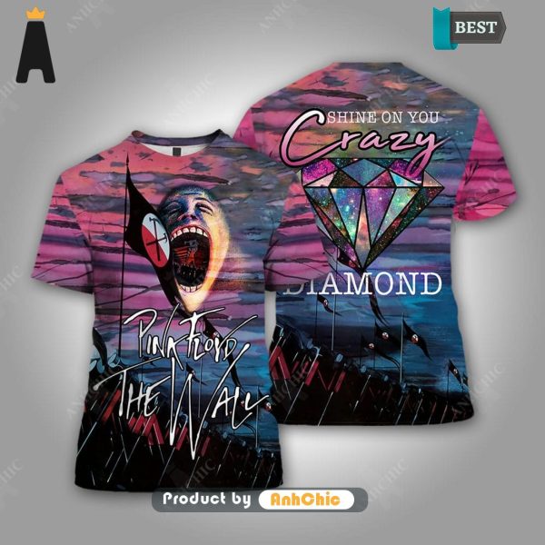 TRENDING Pink Floyd Shine On You Crazy Diamond  3D T-Shirt