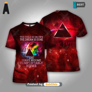 TRENDING Pink Floyd The Child Is Grown The Dream Is Gone And I Have Become Comfortably Numb Urban Vibes 3D T-Shirt