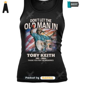 TRENDING Toby Keith Don’t Let The Old Man In 1961-2024 Thank You For The Memory Fusion Fashion T-Shirt