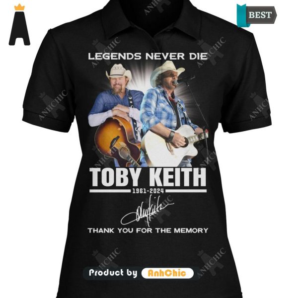 TRENDING Toby Keith Lengend Never Die Thank You For The Memory All over Printed T-Shirt