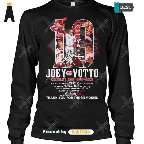 TRENDING Yoey Votto Cincinnati reds 2007-2023 Thank You For The Memories Urban Vibes T-Shirt