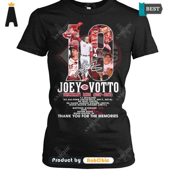 TRENDING Yoey Votto Cincinnati reds 2007-2023 Thank You For The Memories Urban Vibes T-Shirt