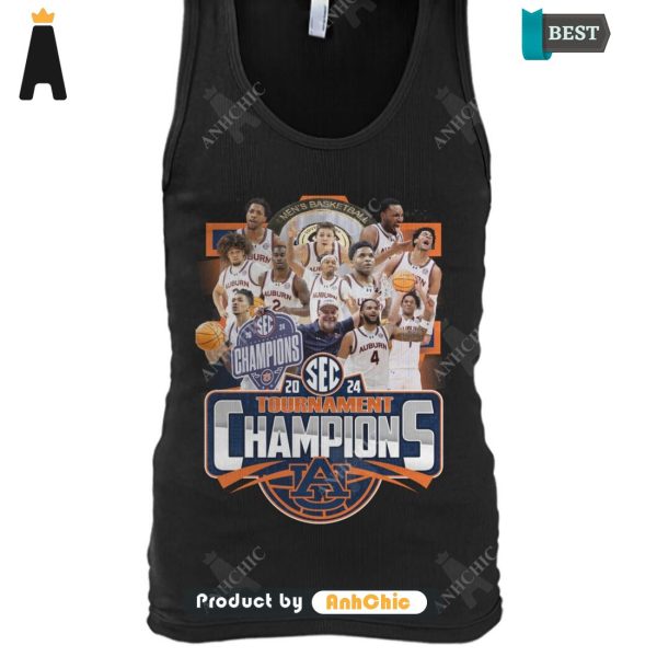 [TRENDY] Auburn Tigers Men’s Basketball Sec 2020-2024 Tournament Champions Urban Vibes T-Shirt