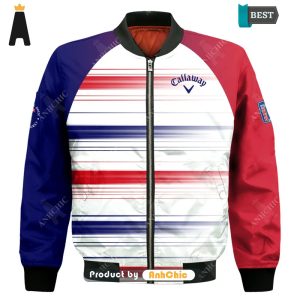 [TRENDY] Callaway 124th U.S. Open Pinehurst Trending Collection Bomber Jacket