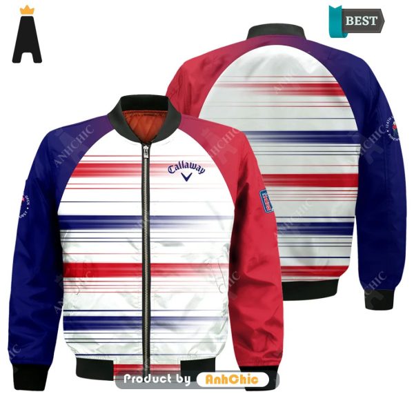 [TRENDY] Callaway 124th U.S. Open Pinehurst Trending Collection Bomber Jacket