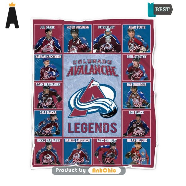 [TRENDY] Colorado Avalanche Legends National Hockey League Street Style Fusion Blanket