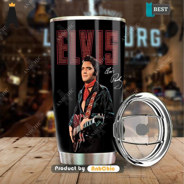 [TRENDY] ELVIS Take My Hand Take My Whole  Limitted Edition Gift For Fan Tumbler