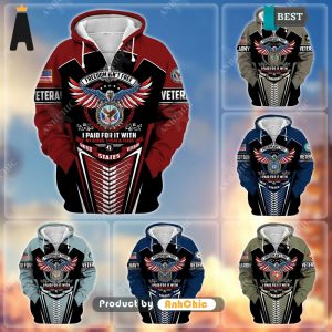 [TRENDY]  Freedom Is Not Free US Veteran  Modern Classics 3D Hoodie