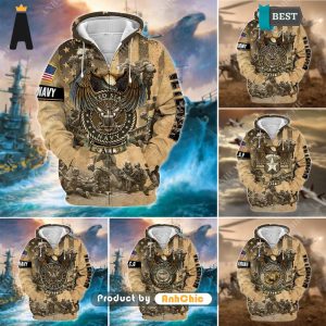 [TRENDY]  Honoring All Who Served  Fusion Fashion 3D Hoodie