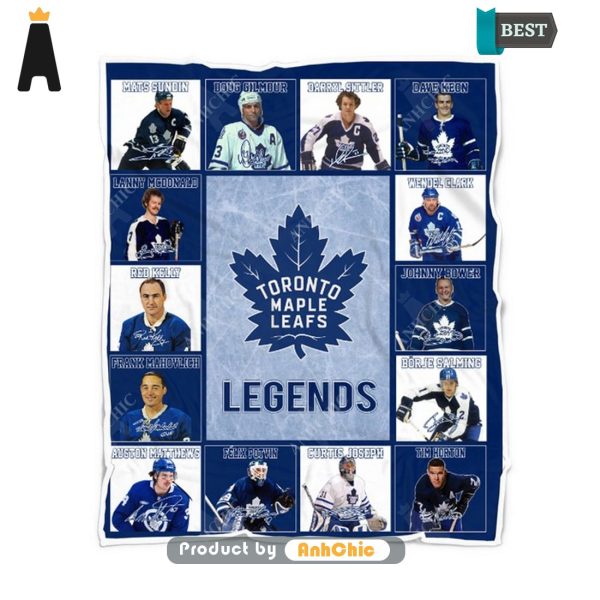 [TRENDY] Toronto Maple Leafs Legends National Hockey League Hot Winter Blanket