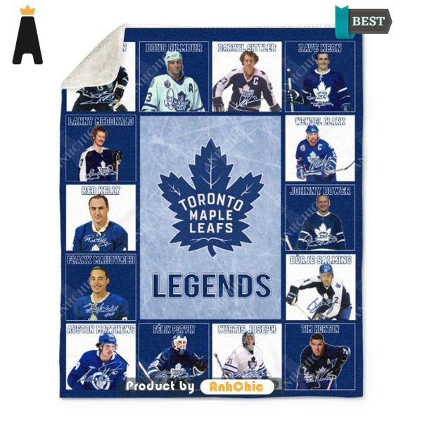 [TRENDY] Toronto Maple Leafs Legends National Hockey League Hot Winter Blanket