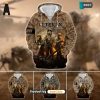 [PREMIUM] Unique Camo Soldiers Multiservice US Veteran  Street Style Elegance 3D Hoodie