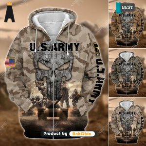 [TRENDY]  Unique U.S Army Veteran  Signature Series 3D Hoodie