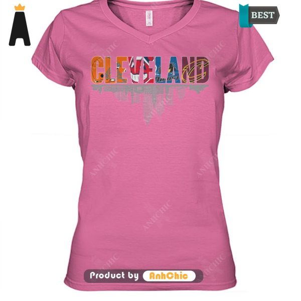 UNIQUE City of Cleveland Cleveland Browns Cleveland Cavaliers Cleveland Guardians  T-Shirt