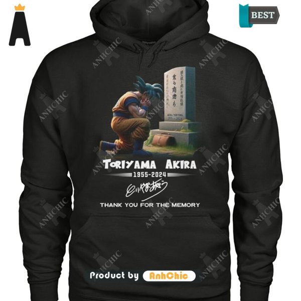 UNIQUE Dragon Ball TORIYAMA AKIRA 1955-2024 Thank You For The Memories Limitted Edition T-Shirt