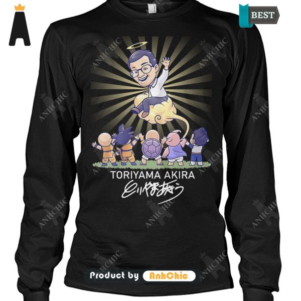 UNIQUE Dragon Ball TORIYAMA AKIRA 1955-2024 Thank You For The Memories Trending Collection T-Shirt